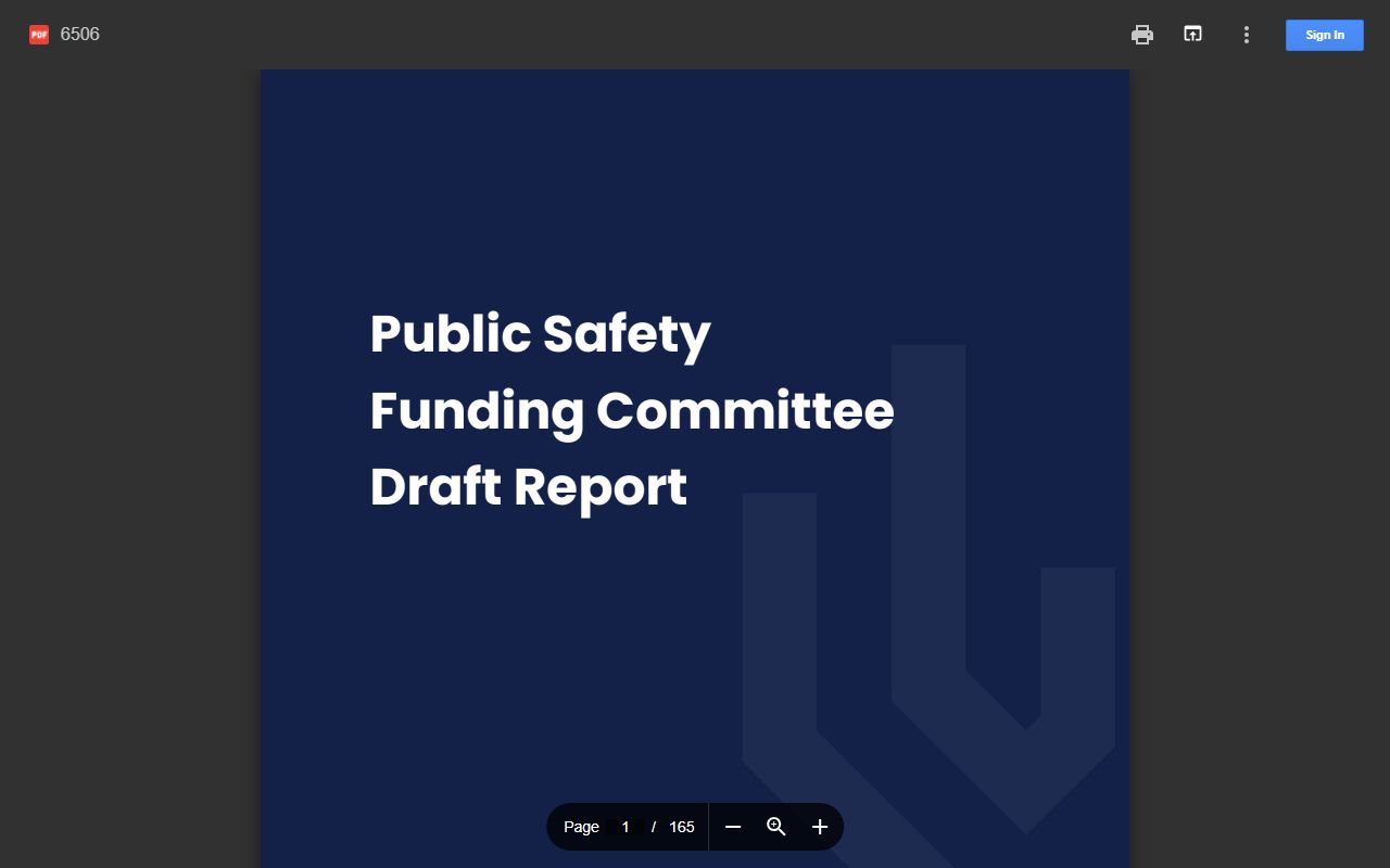 2024 Maricopa County Jail System Master Plan cover for inmate population planning